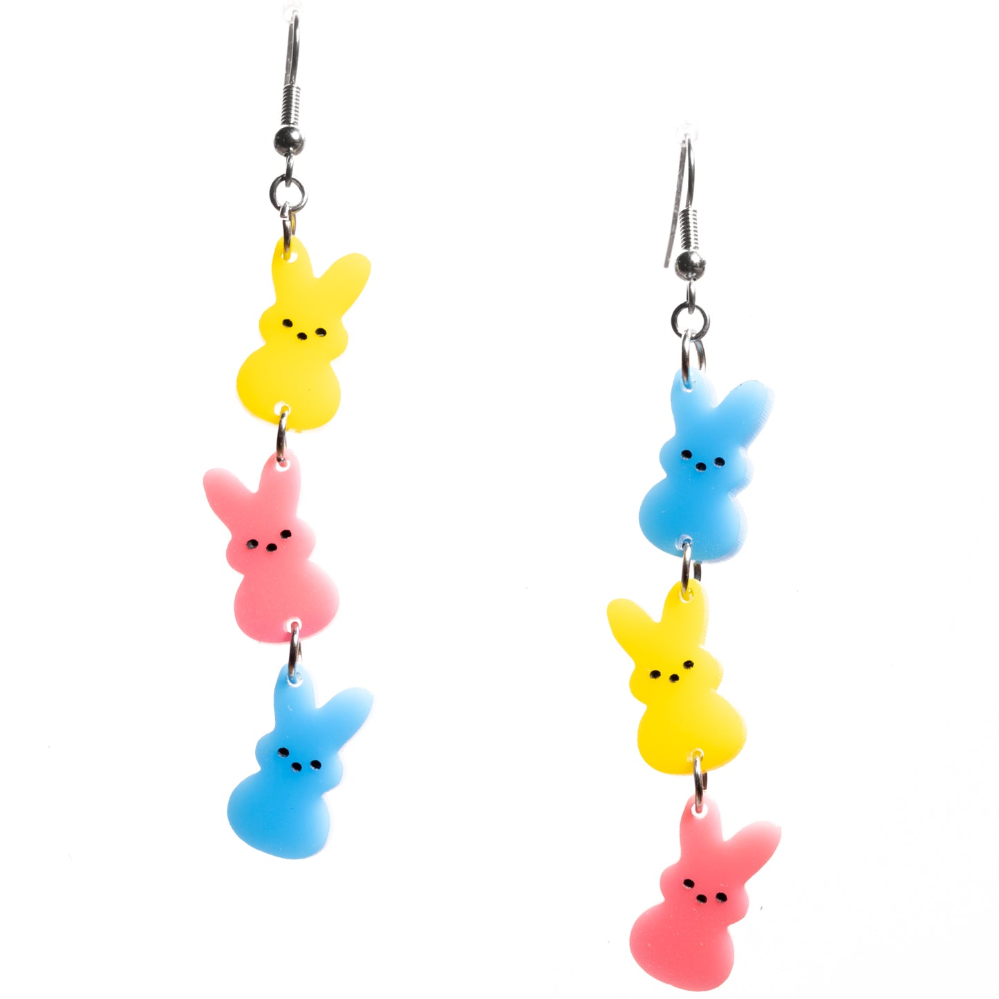 Easter Peep Earrings - Easter Bunny Earrings
