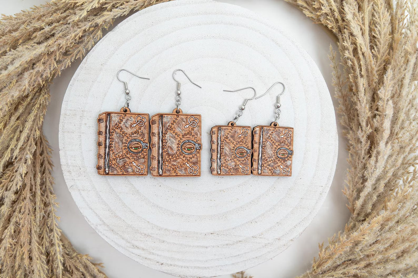 Hocus Pocus Spell Book Earrings