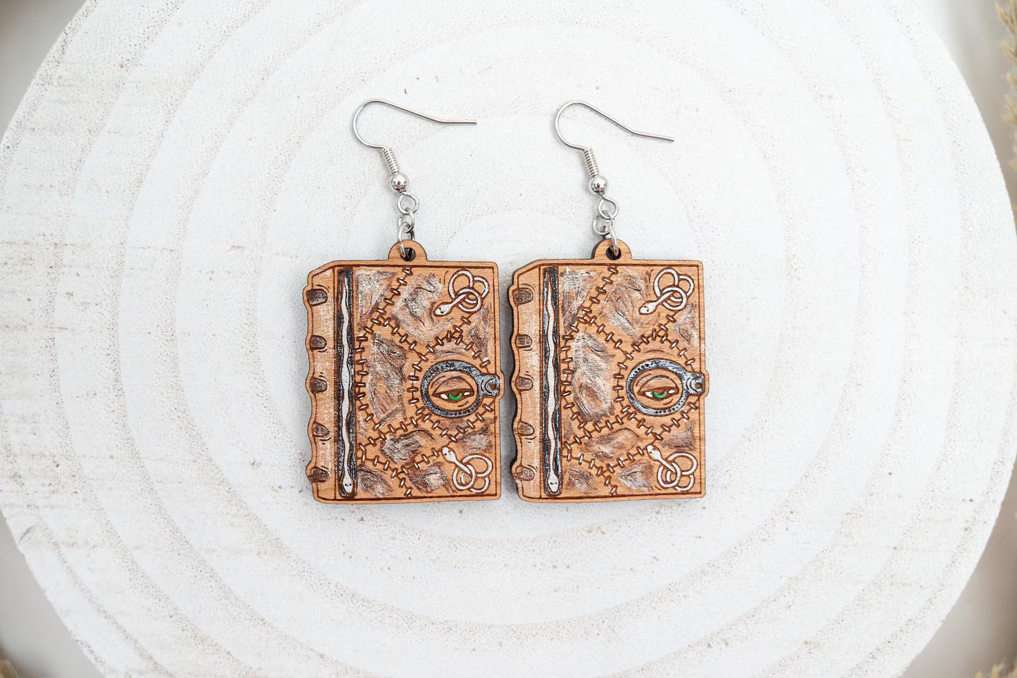 Hocus Pocus Spell Book Earrings