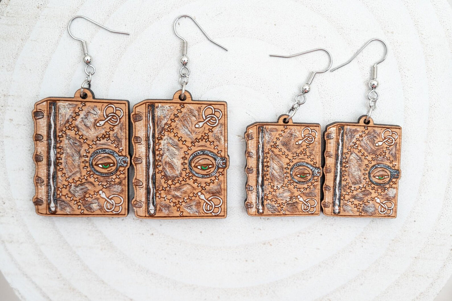 Hocus Pocus Spell Book Earrings