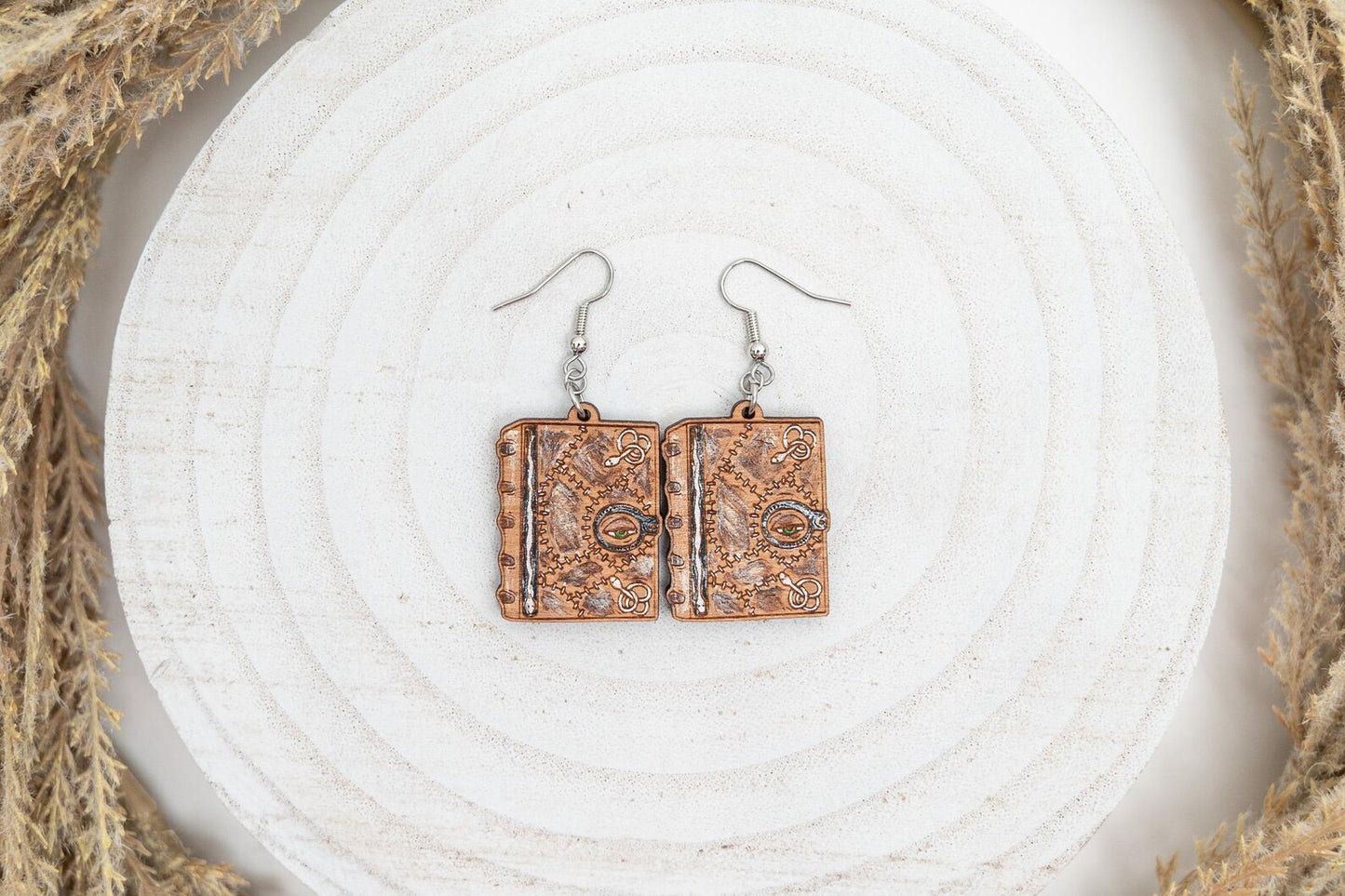 Hocus Pocus Spell Book Earrings