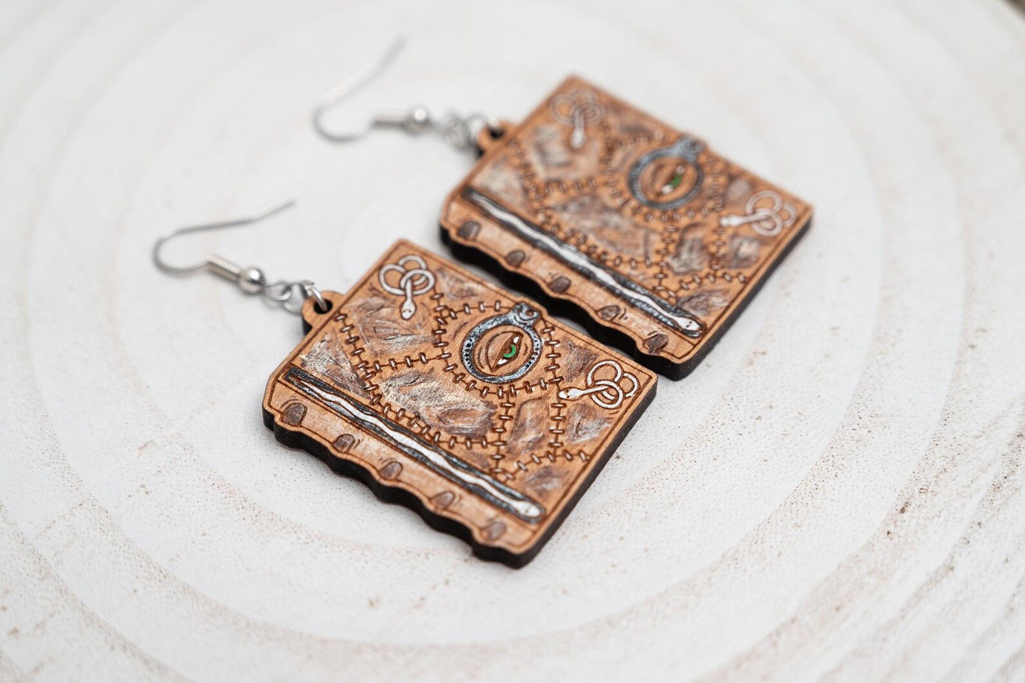Hocus Pocus Spell Book Earrings