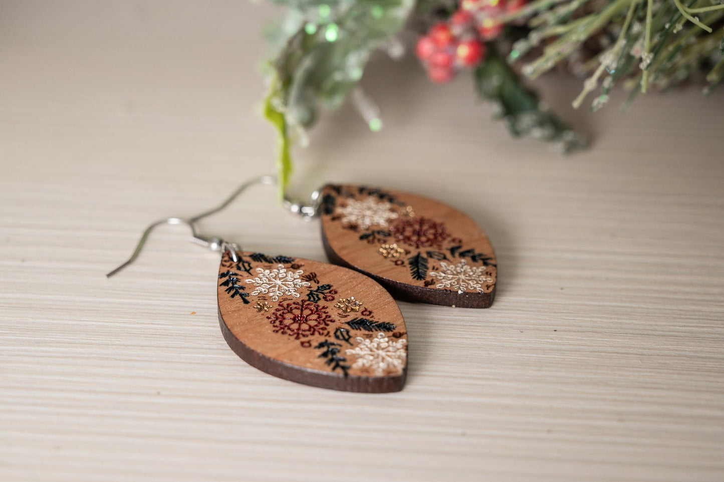 Christmas Snowflake Earrings