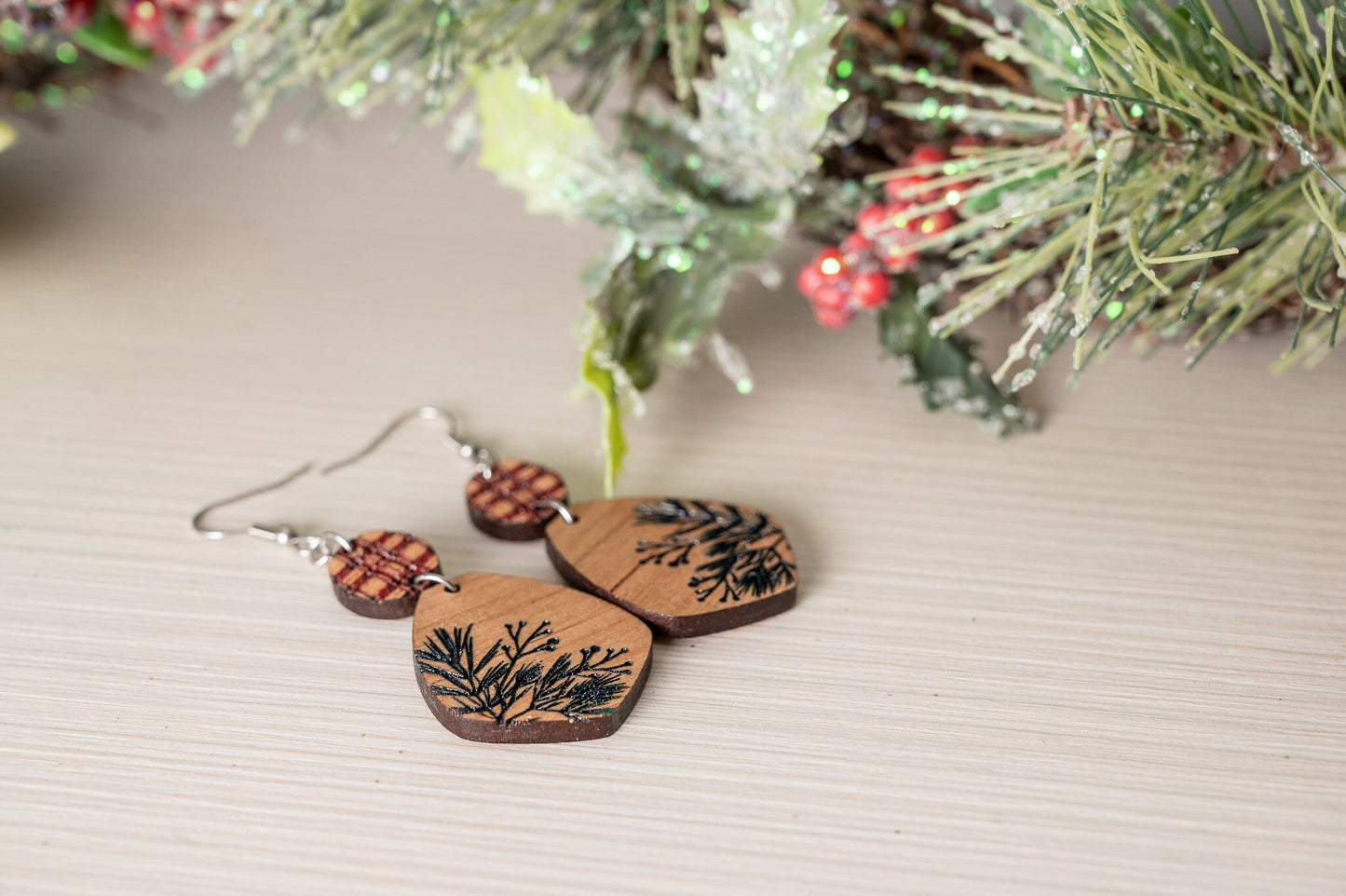 Winter Pine Needle Earrings