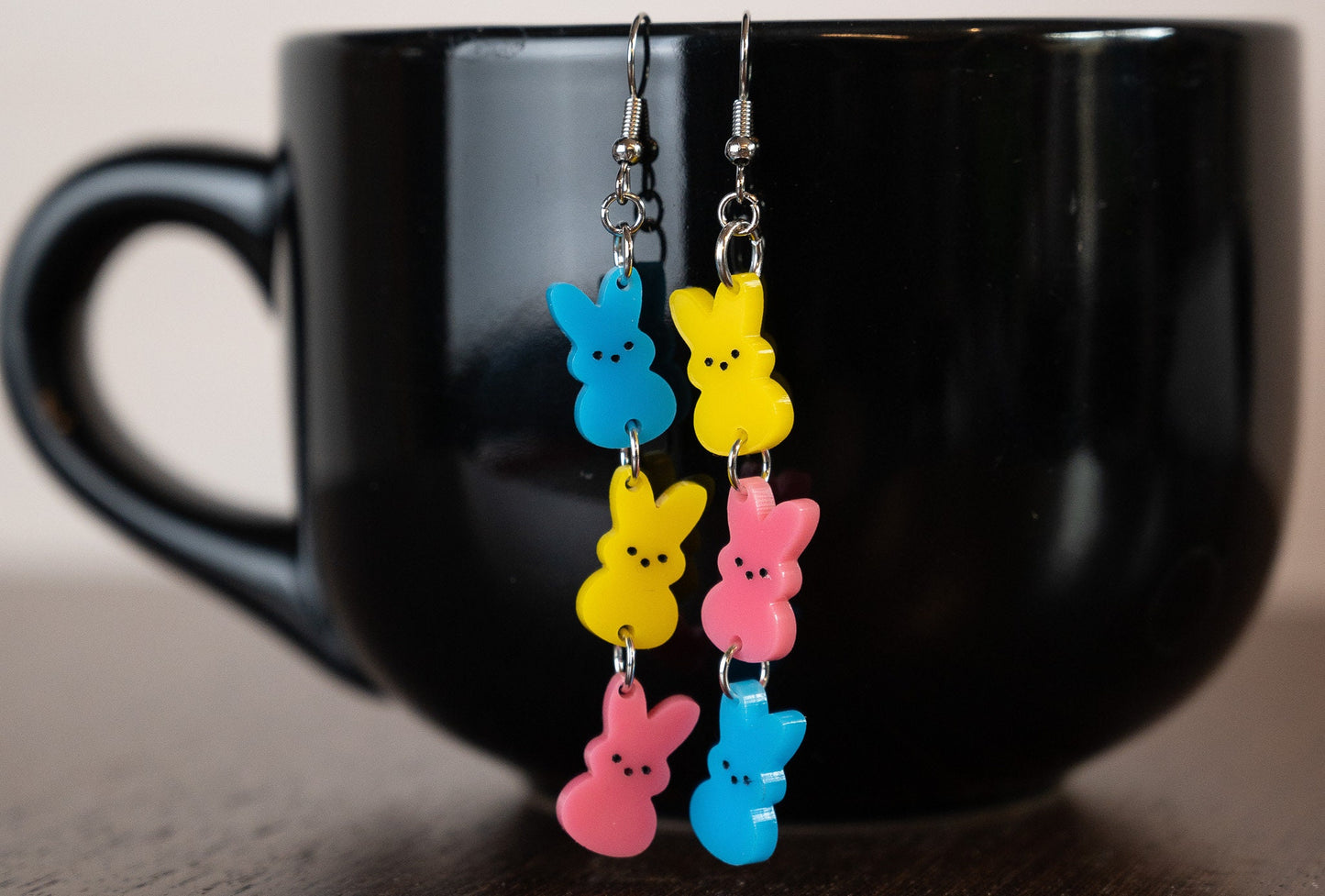 Easter Peep Earrings - Easter Bunny Earrings