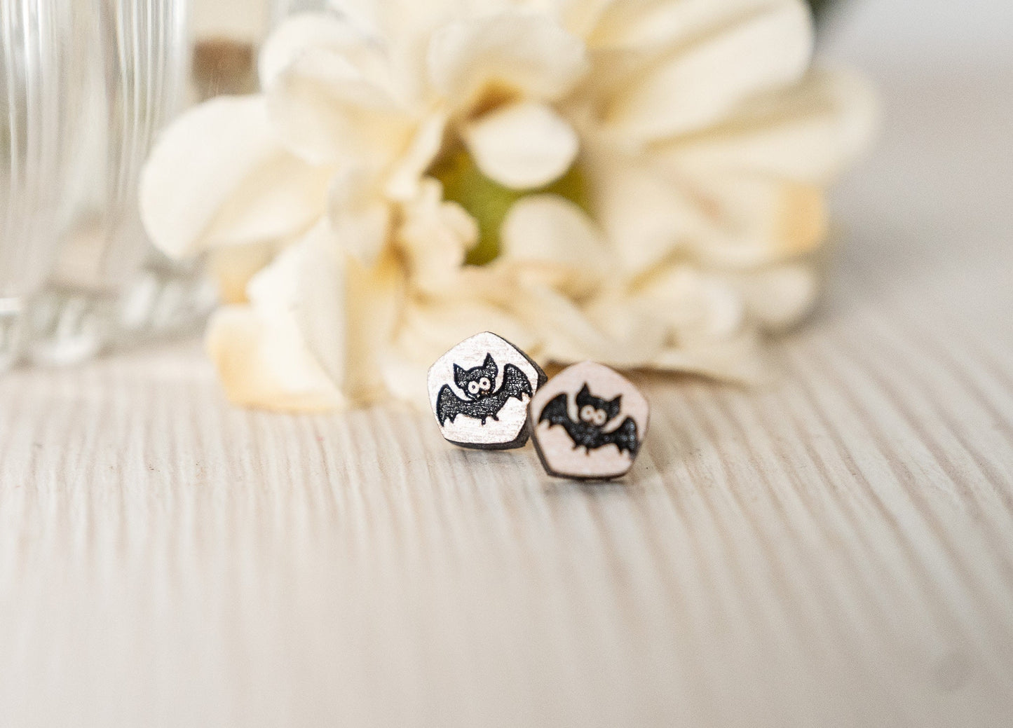 Halloween Bat Earrings - Bat Dangle Earrings - Bat Stud Earrings - Cute Bat Earrings