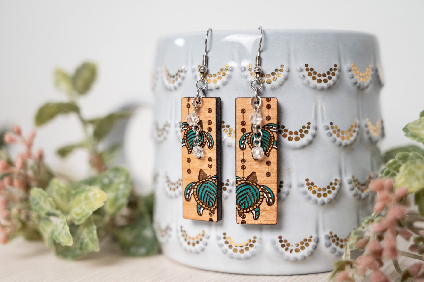 Turtle Earrings/ Summer Earrings/Beach Earrings