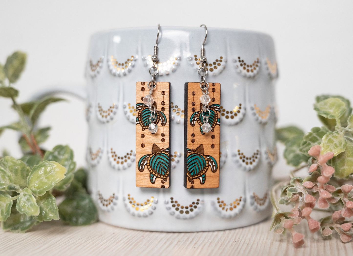 Turtle Earrings/ Summer Earrings/Beach Earrings