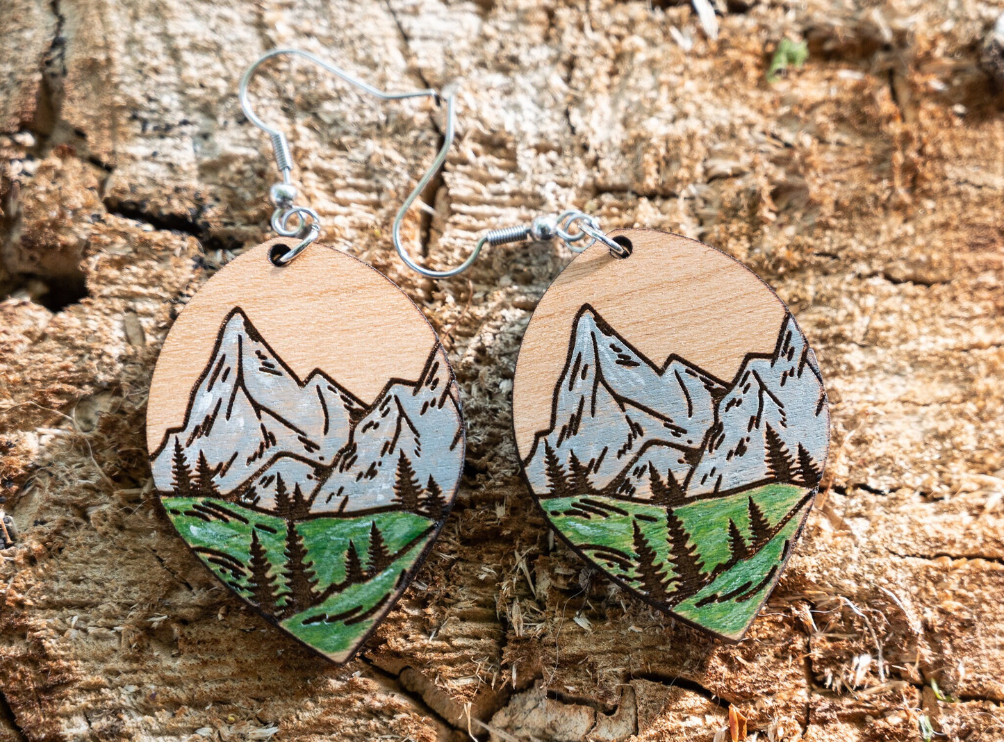 Mountain Scene Earrings