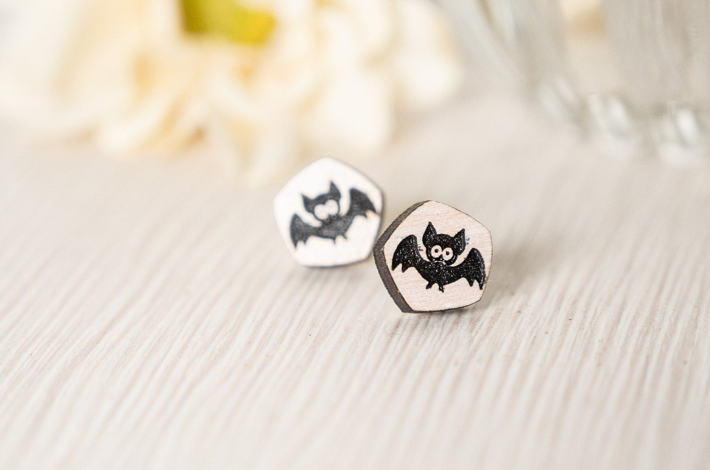Halloween Bat Earrings - Bat Dangle Earrings - Bat Stud Earrings - Cute Bat Earrings