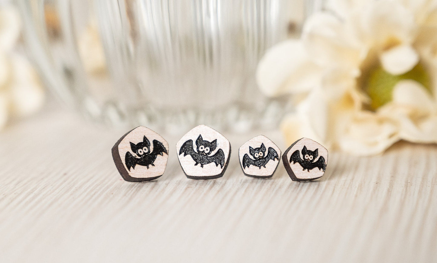 Halloween Bat Earrings - Bat Dangle Earrings - Bat Stud Earrings - Cute Bat Earrings