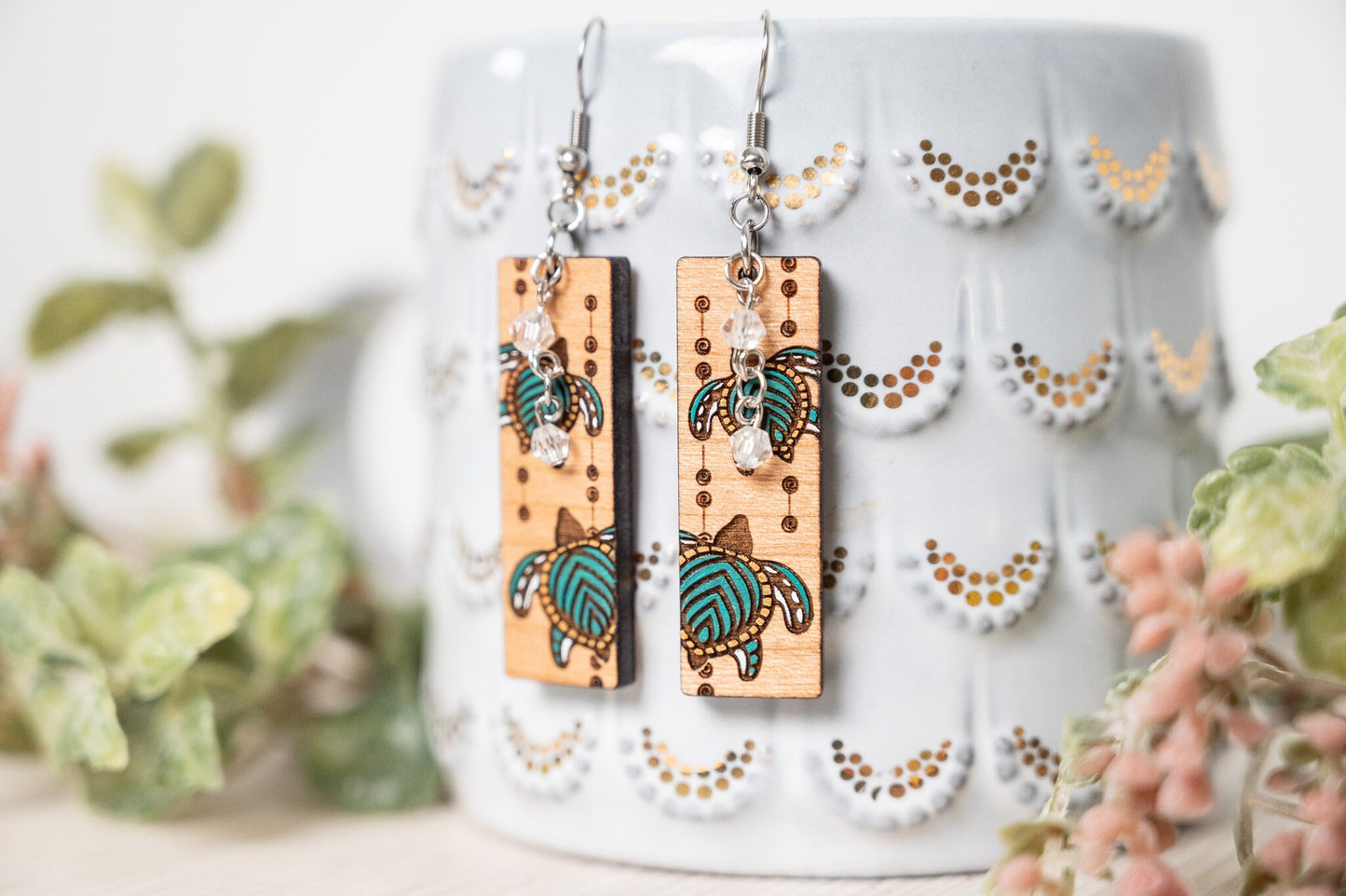 Turtle Earrings/ Summer Earrings/Beach Earrings