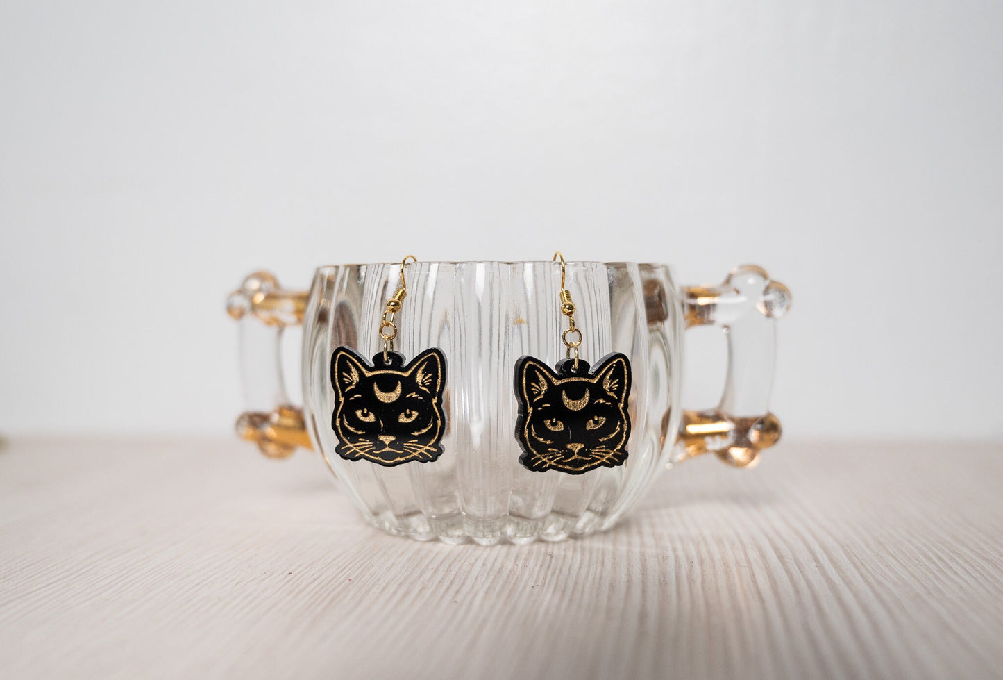 Mystical Cat Earrings