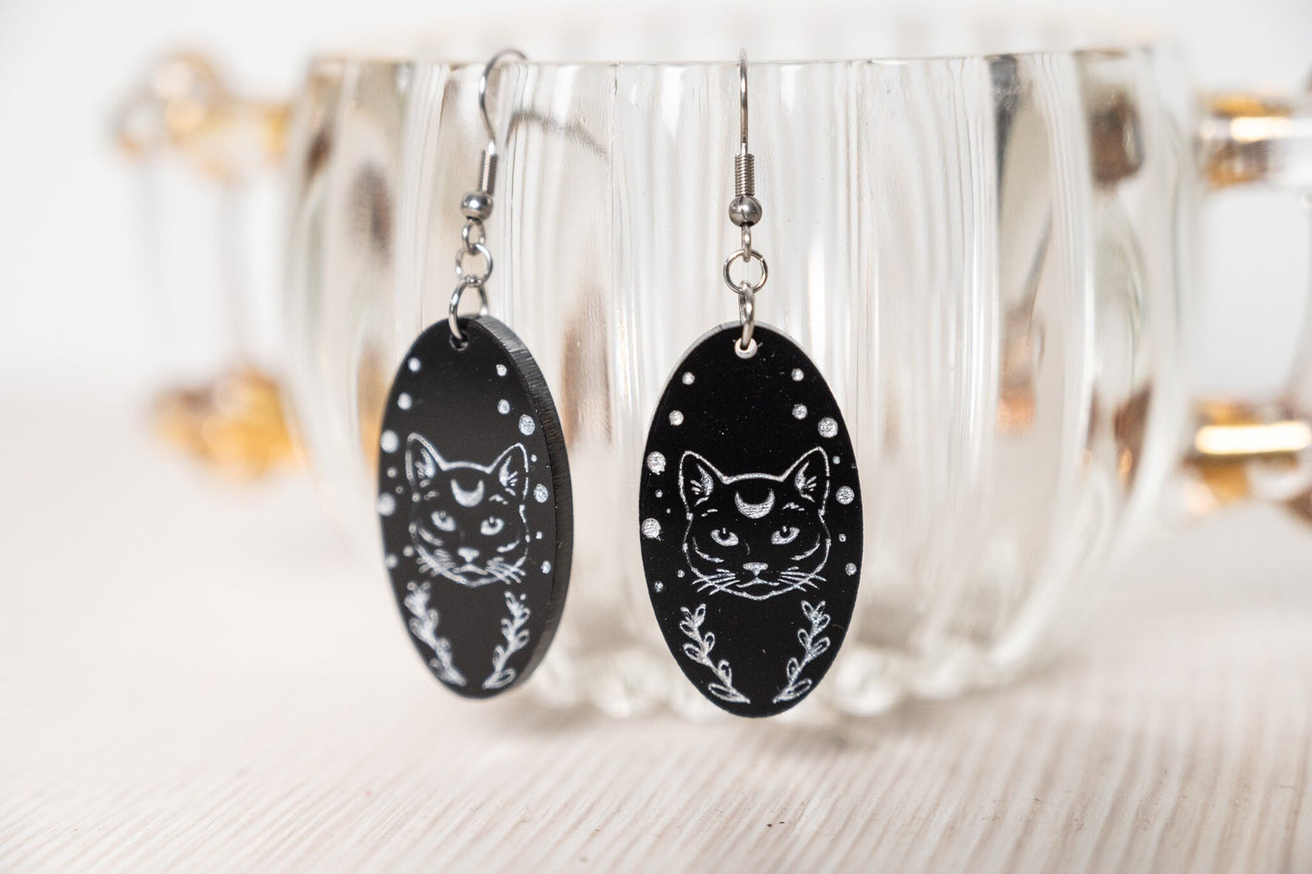 Mystical Cat Earrings