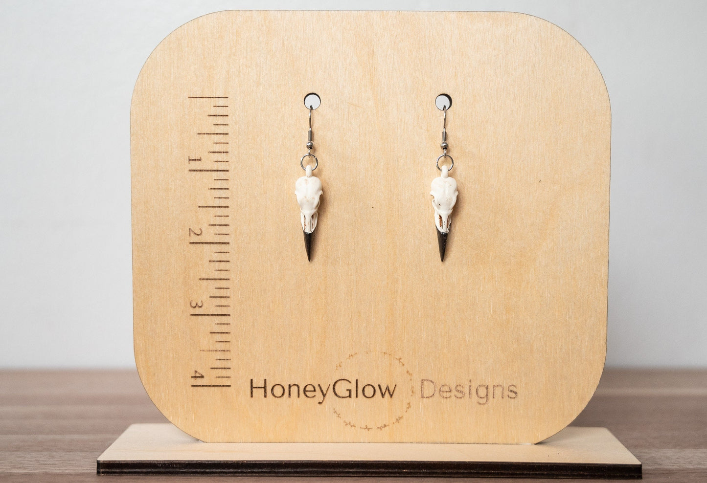 Raven Skull Earrings