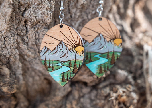 Sunset Mountain Earrings