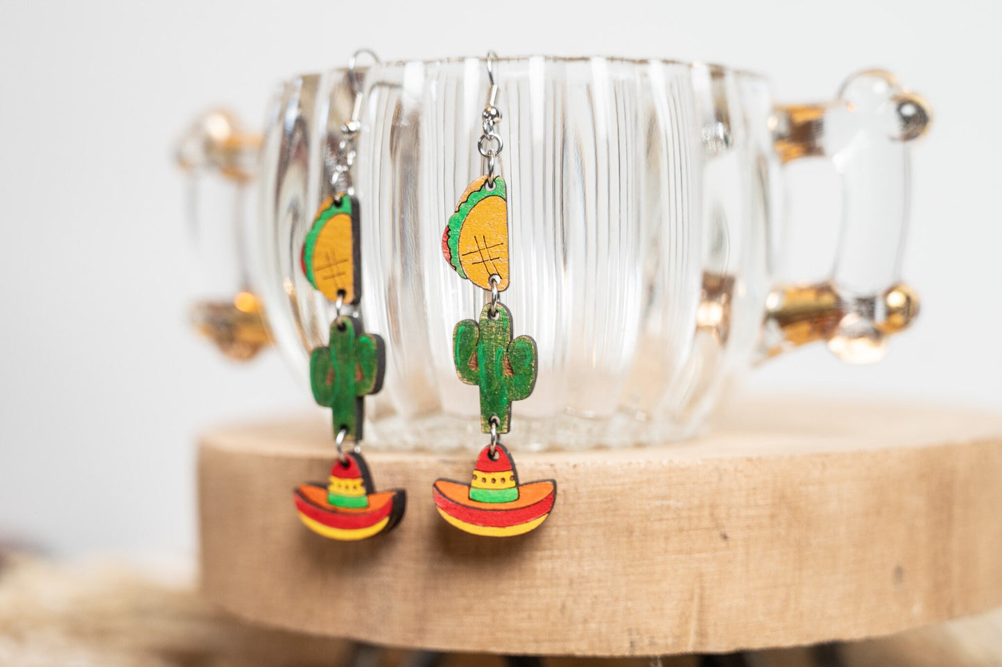 Cinco De Mayo Dangle Earrings- Fiesta Earrings