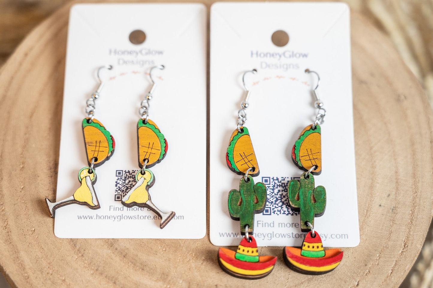 Cinco De Mayo Dangle Earrings- Fiesta Earrings