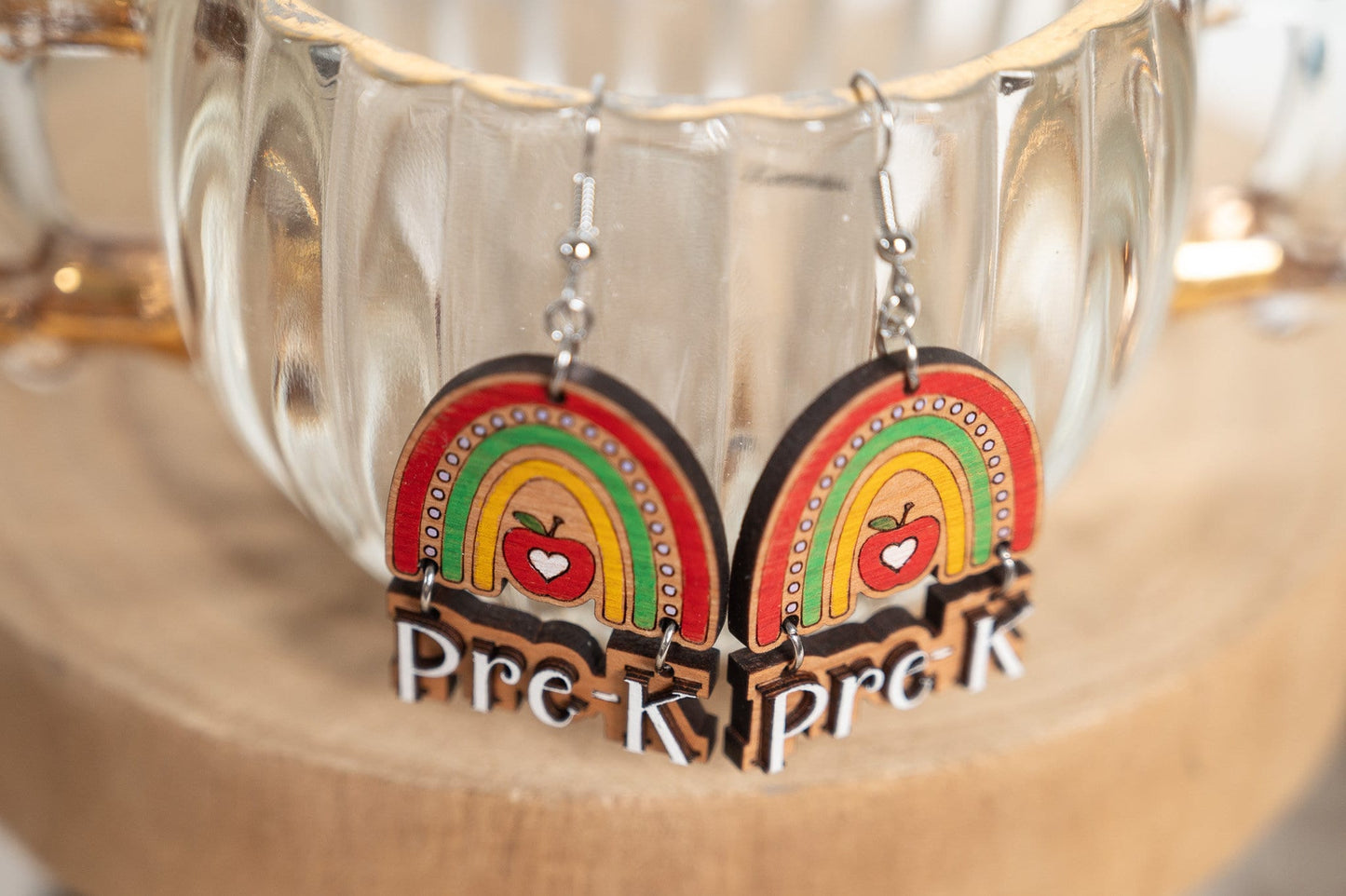 Teacher Grade Rainbow earrings- Teacher Earrings-Teacher Appreciation