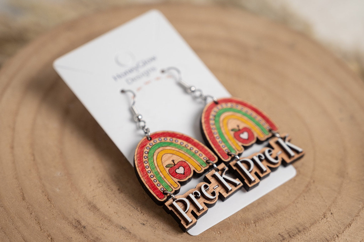 Teacher Grade Rainbow earrings- Teacher Earrings-Teacher Appreciation