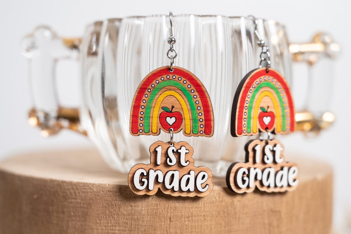 Teacher Grade Rainbow earrings- Teacher Earrings-Teacher Appreciation