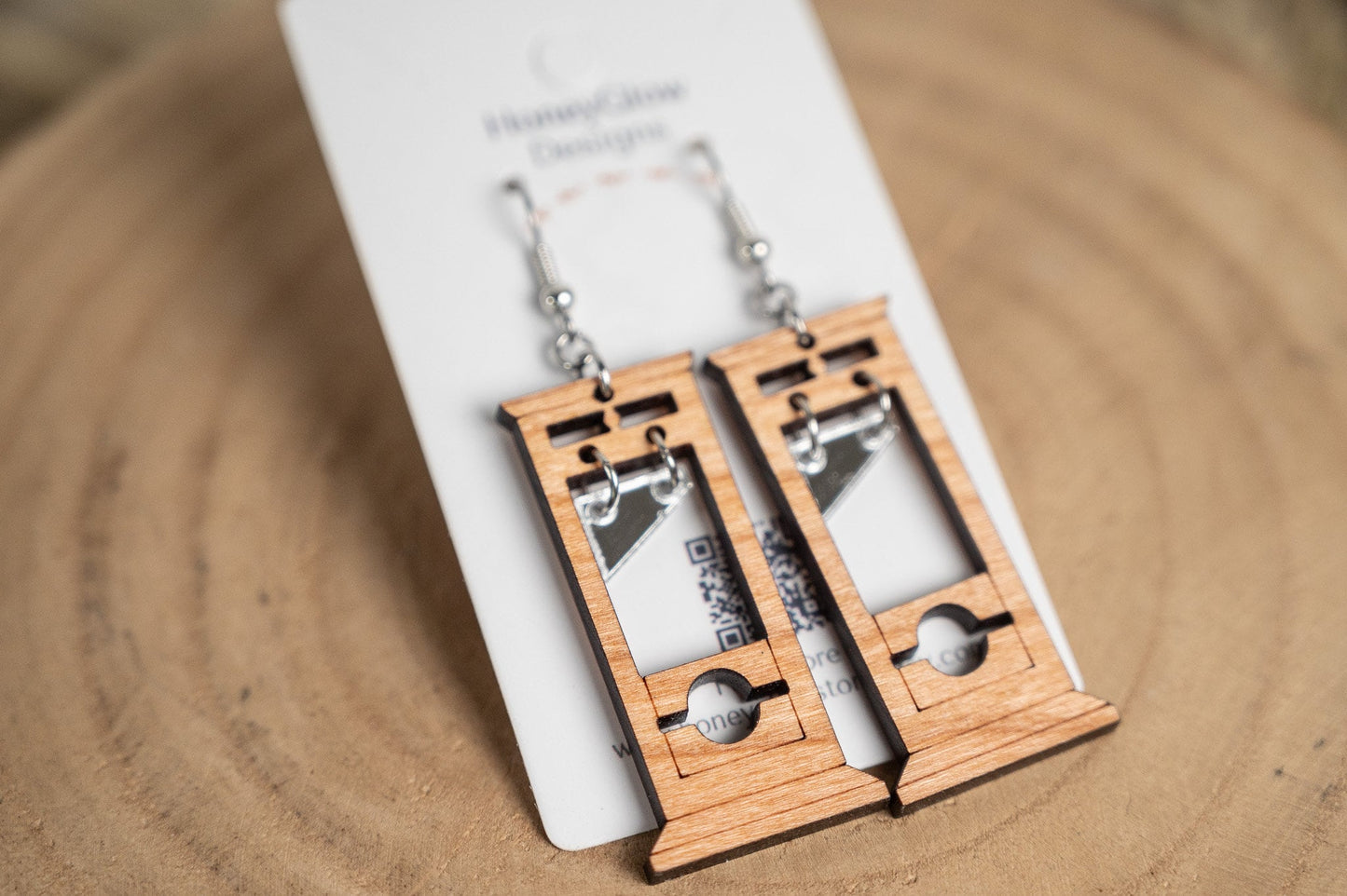 Halloween Earrings - Guillotine Earrings - Gothic Earrings - Fun Halloween Earrings
