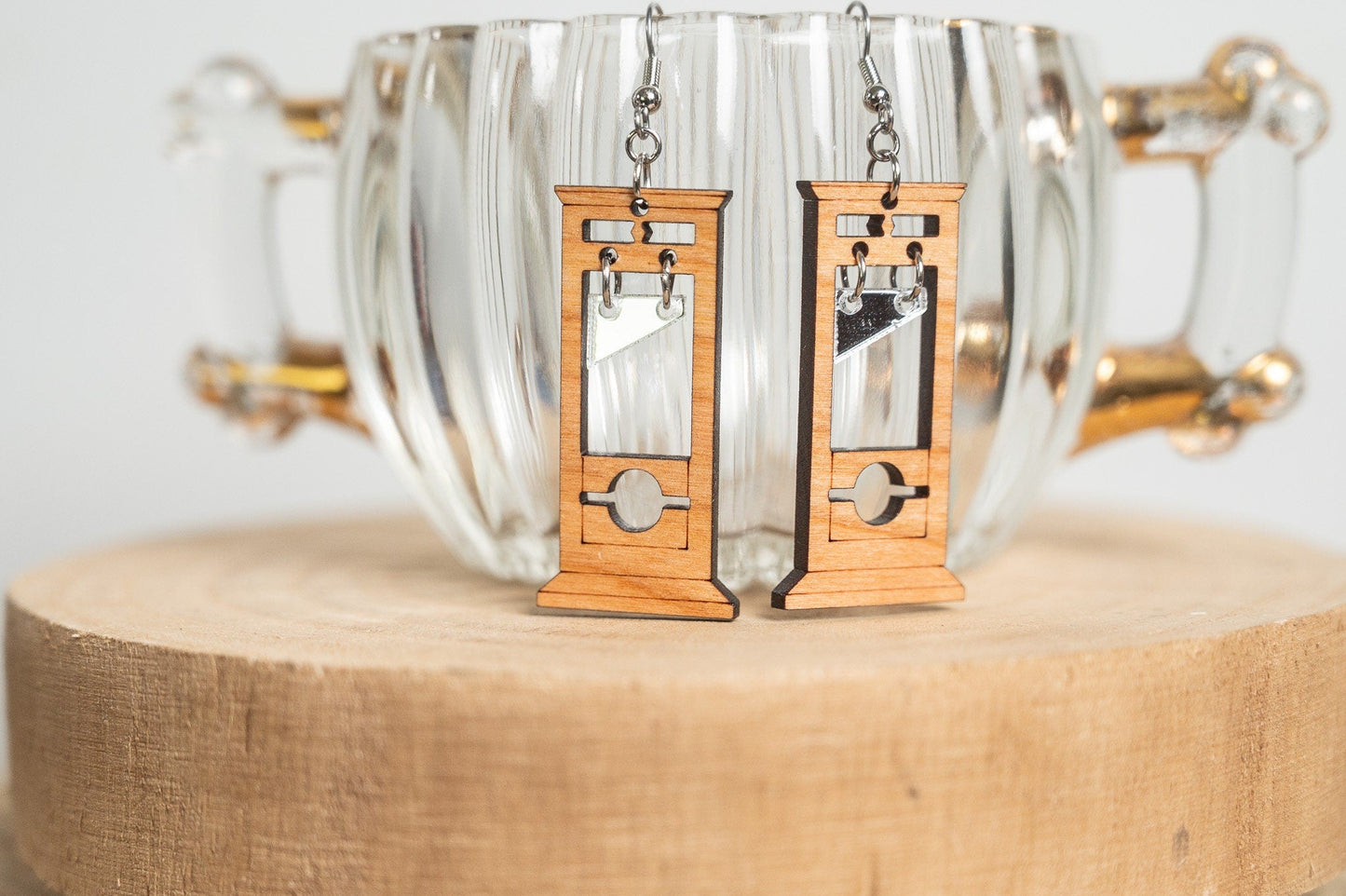 Halloween Earrings - Guillotine Earrings - Gothic Earrings - Fun Halloween Earrings