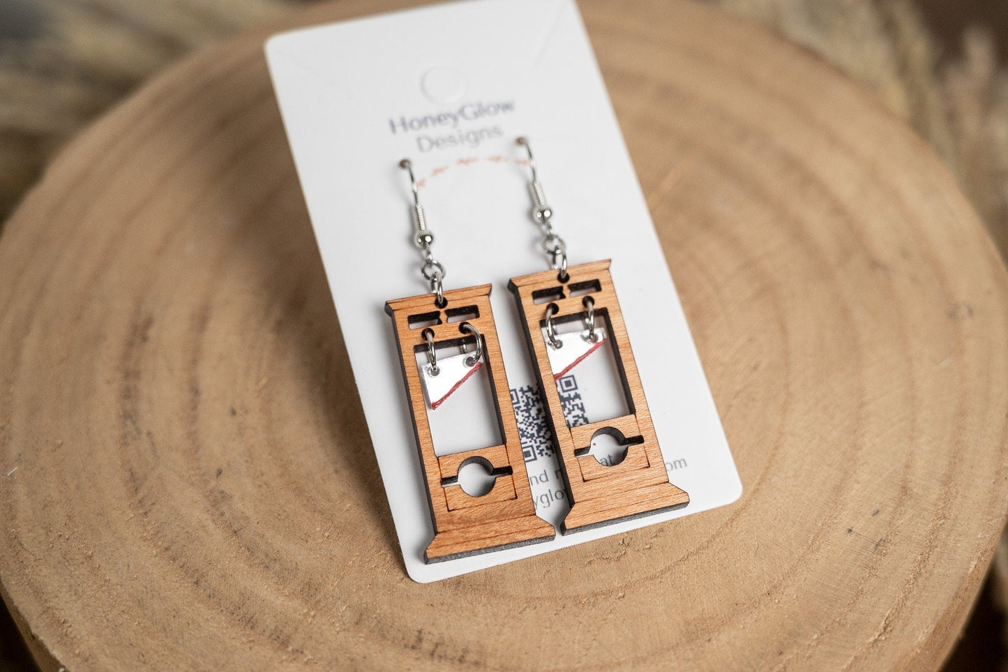 Halloween Earrings - Guillotine Earrings - Gothic Earrings - Fun Halloween Earrings