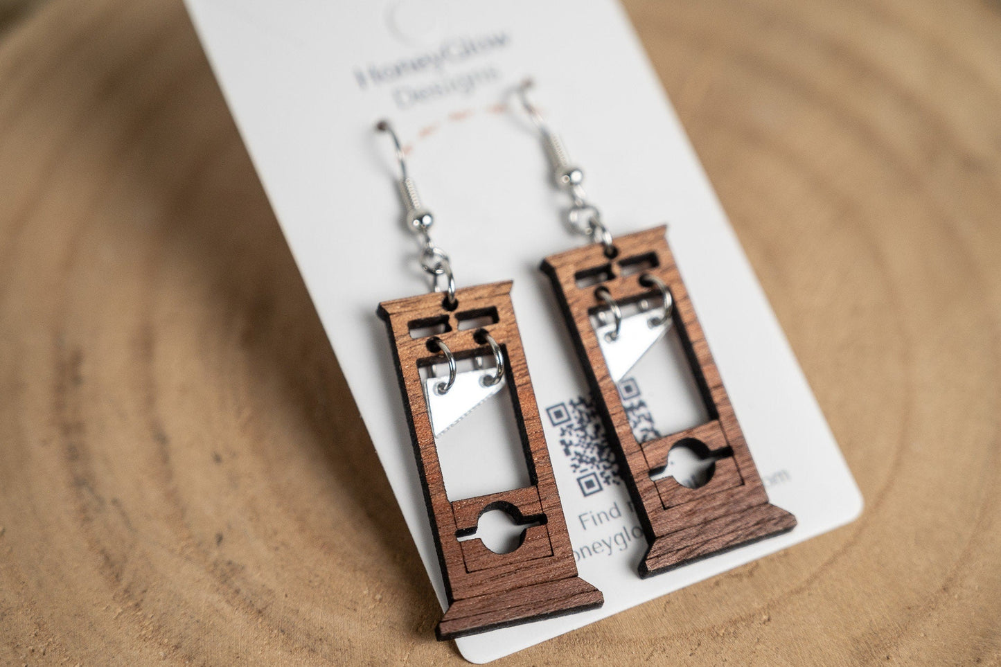 Halloween Earrings - Guillotine Earrings - Gothic Earrings - Fun Halloween Earrings
