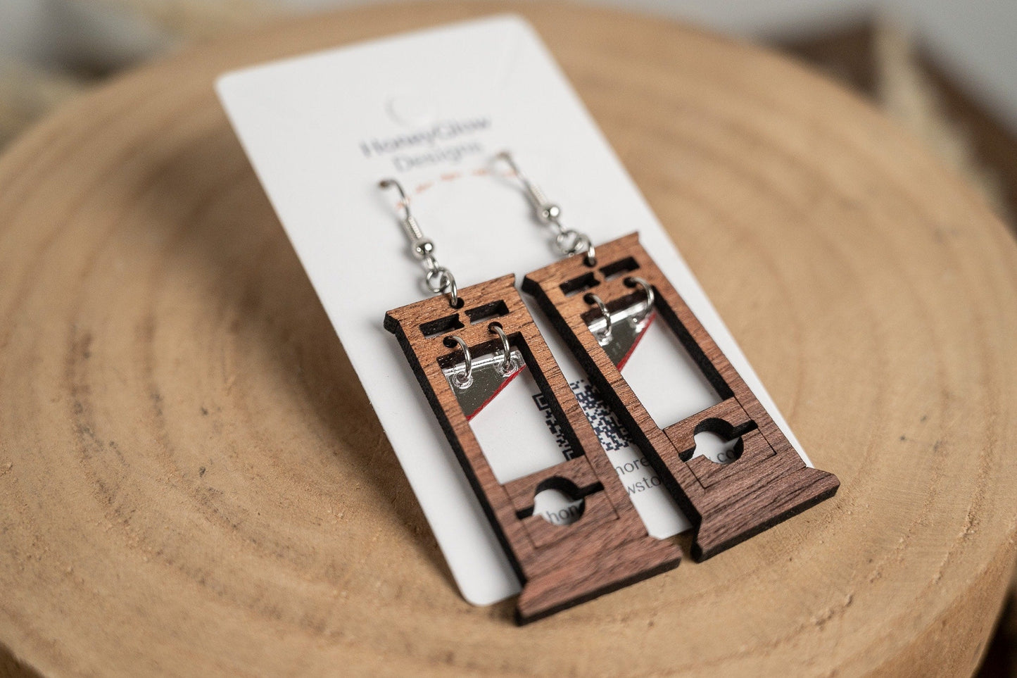 Halloween Earrings - Guillotine Earrings - Gothic Earrings - Fun Halloween Earrings
