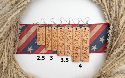 We the People Earrings