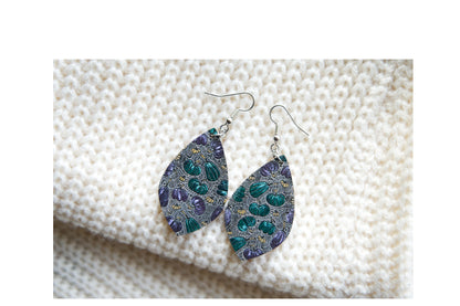 Pumpkin Fall Earrings - Cute Fall Earrings - Pumpkin Pattern Earrings