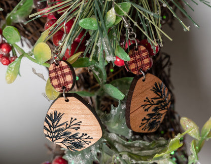 Winter Pine Needle Earrings