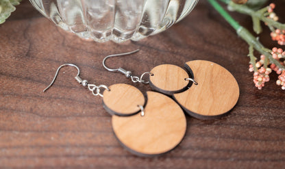 Pink Floral Earrings