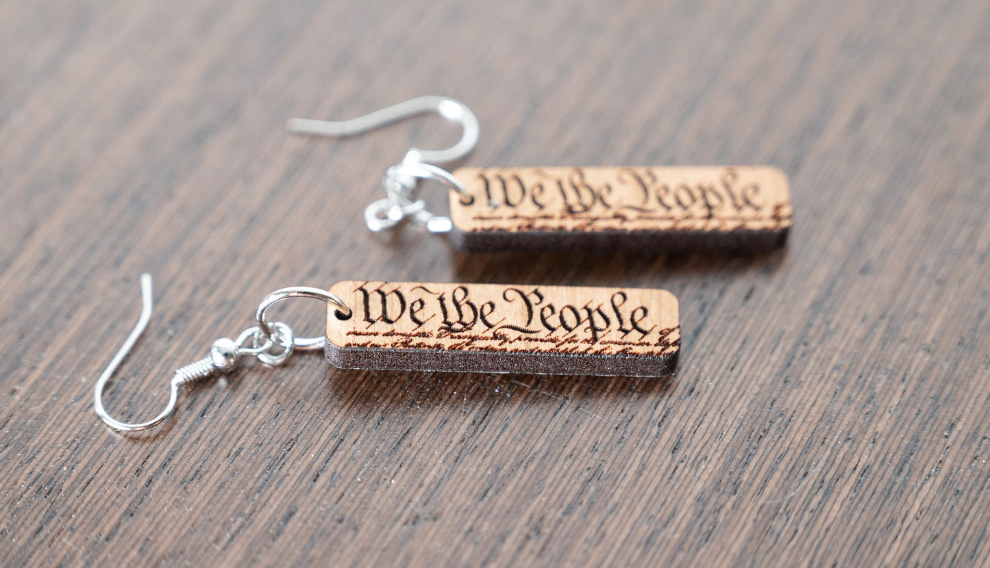 We the People Earrings