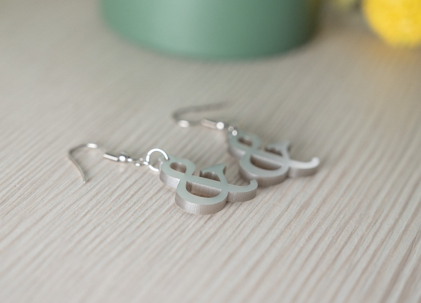 Ampersand Earrings - And Symbol Earrings - Statement Earrings