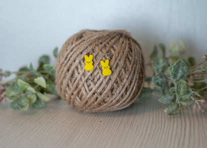 Easter Peep Stud Earrings - Fun Easter Earrings - Easter Earrings for Kids - Easter Peeps Studs