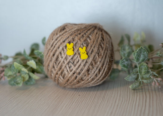 Easter Peep Stud Earrings - Fun Easter Earrings - Easter Earrings for Kids - Easter Peeps Studs