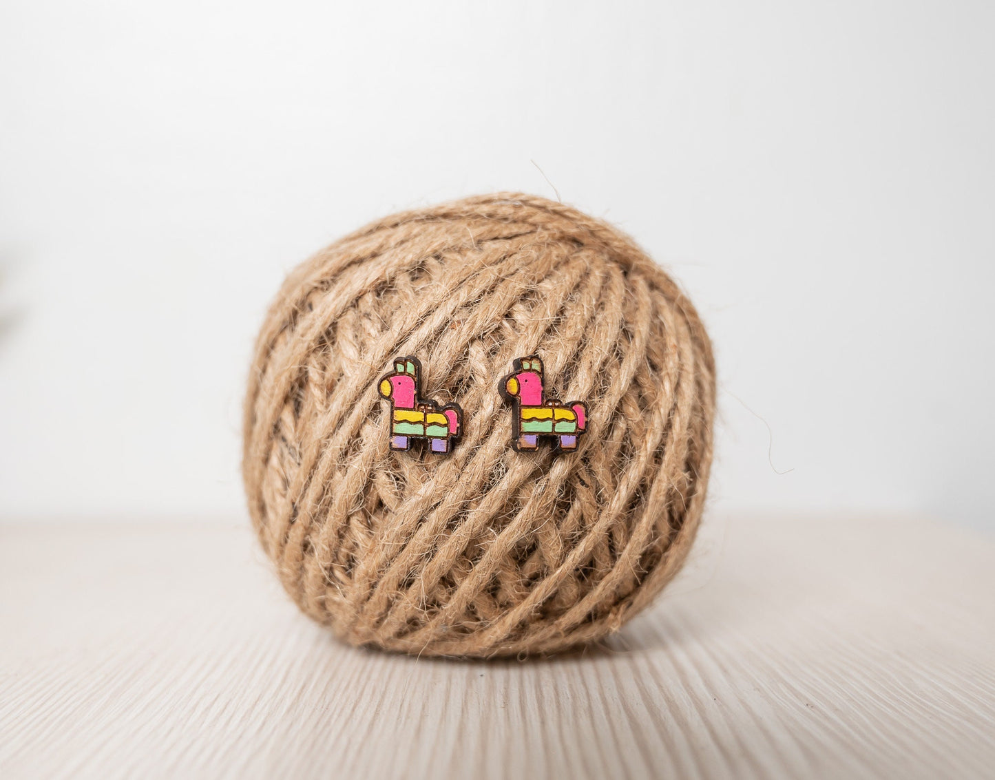 Llama Pinata Stud Earrings/Cinco De Mayo Earrings