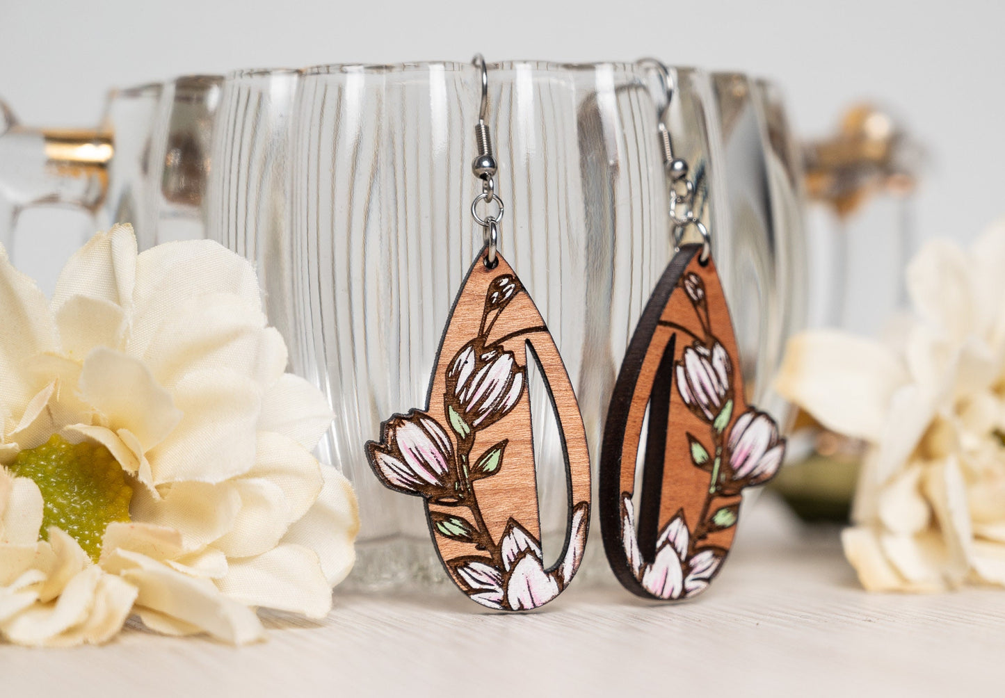 Floral Lily Earrings