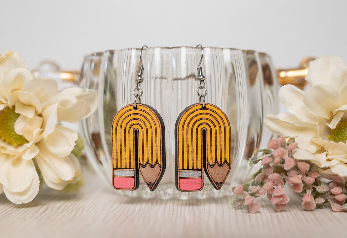 Pencil Earrings/Teacher Earrings/Pencil Stud Earrings