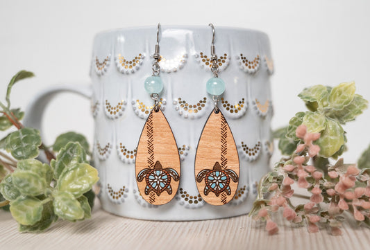 Turtle Earrings/ Summer Earrings/Beach Earrings