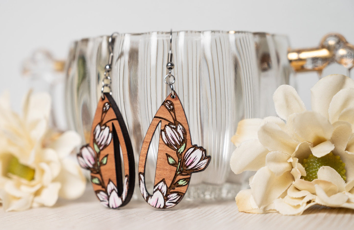 Floral Lily Earrings