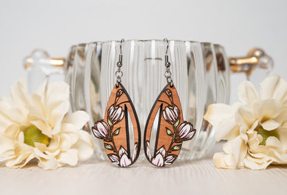 Floral Lily Earrings