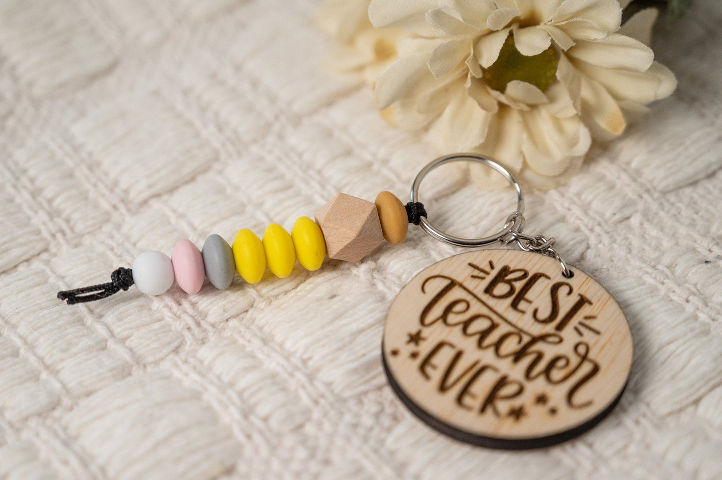 Personalized Pencil Keychain/Teacher Keychain