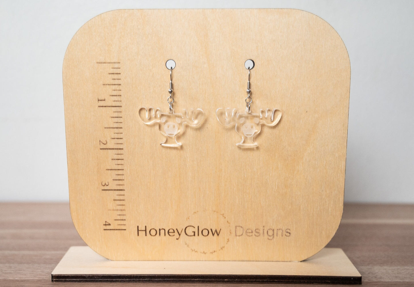 Moose Mug Christmas Earrings - Christmas Vacation Earrings - Moose Mug Eggnog Cup Earrings