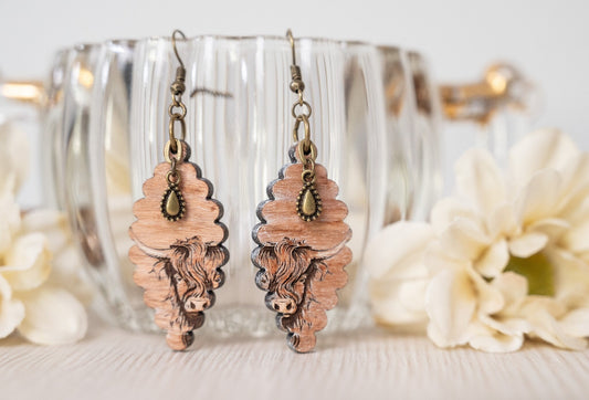 Highland Cow Earrings