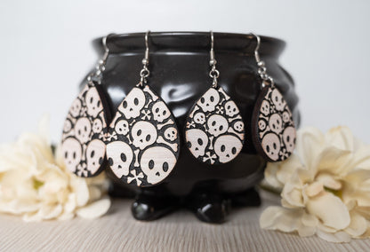 Cute Skull Earrings - Halloween Earrings - Fun Skull Earrings