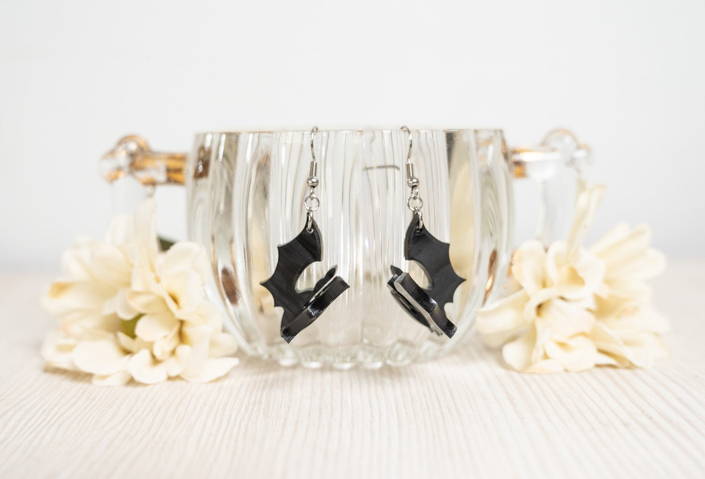 3d Bat Earrings - Bat Earrings - Halloween Earrings