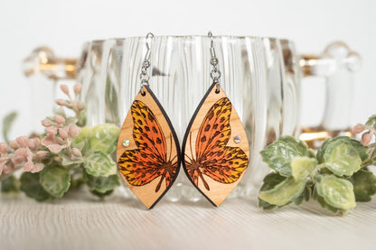 Butterfly Earrings/Spotted Butterfly
